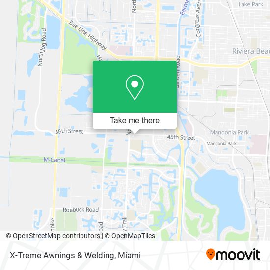 X-Treme Awnings & Welding map