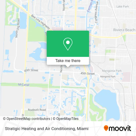 Stratigic Heating and Air Conditioning map