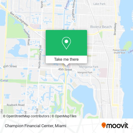 Champion Financial Center map