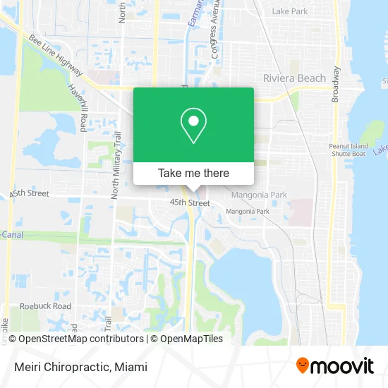 Meiri Chiropractic map