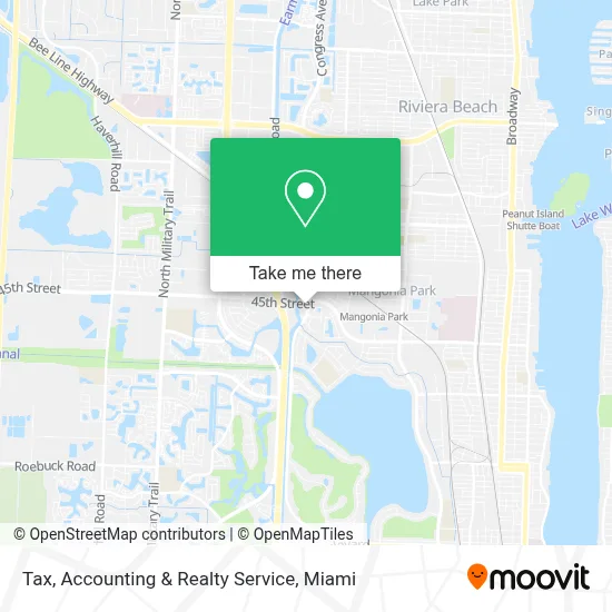 Tax, Accounting & Realty Service map