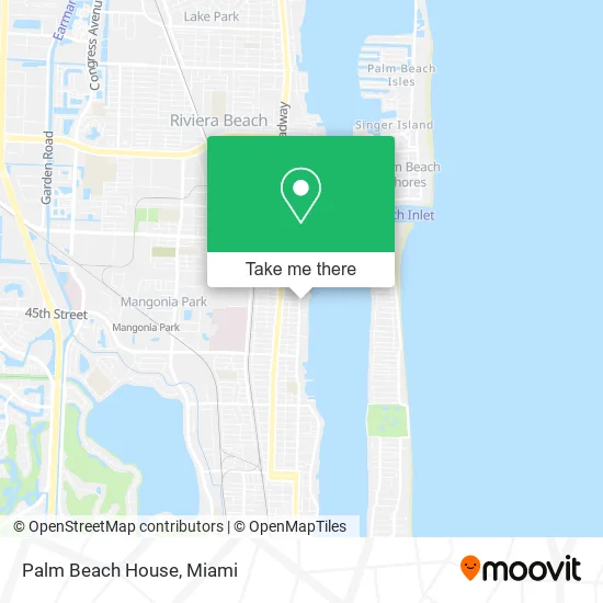 Mapa de Palm Beach House