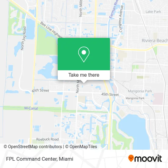 FPL Command Center map