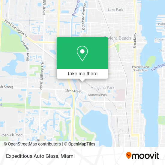 Expeditious Auto Glass map