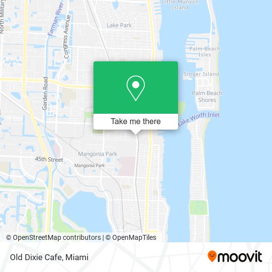 Mapa de Old Dixie Cafe