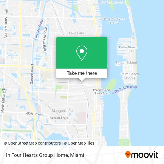 In Four Hearts Group Home map