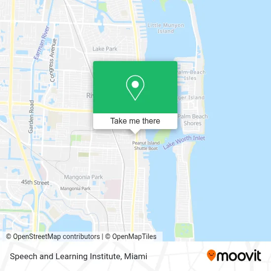 Speech and Learning Institute map