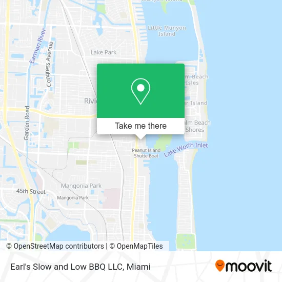 Earl's Slow and Low BBQ LLC map