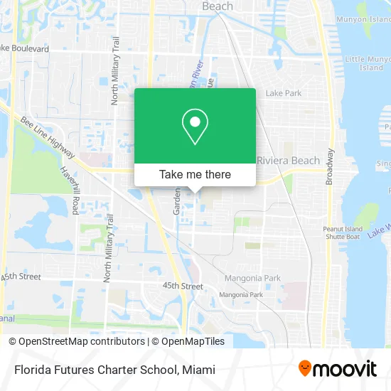 Florida Futures Charter School map