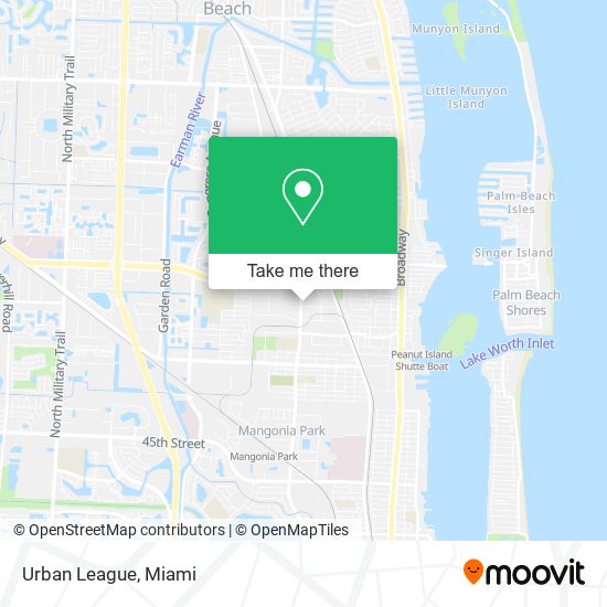 Mapa de Urban League