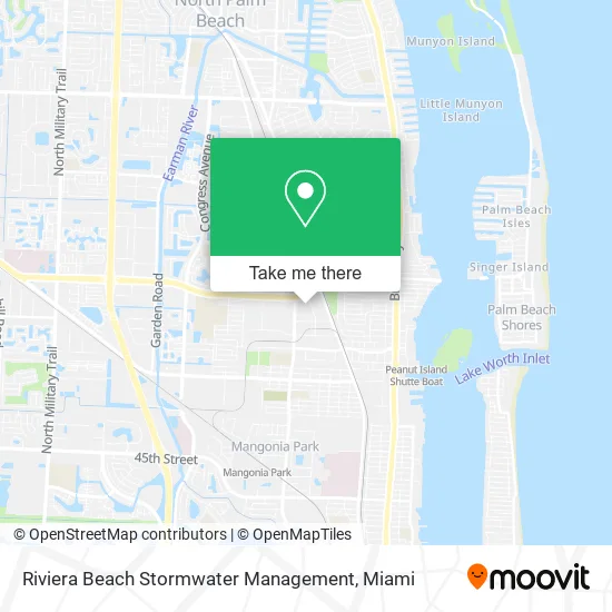 Riviera Beach Stormwater Management map