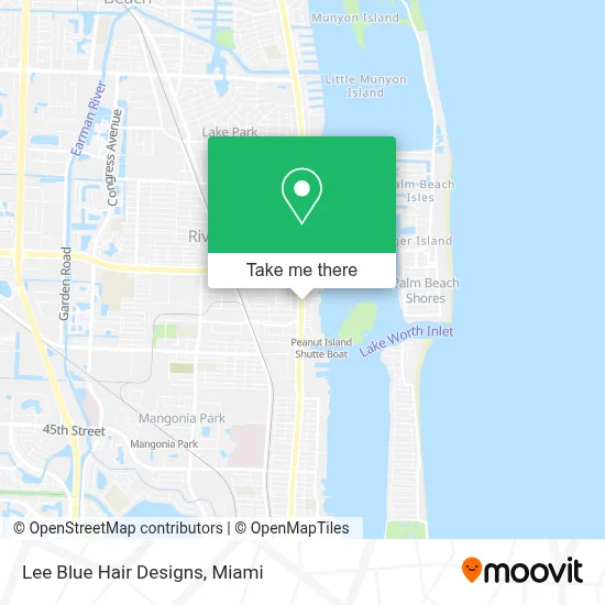 Lee Blue Hair Designs map