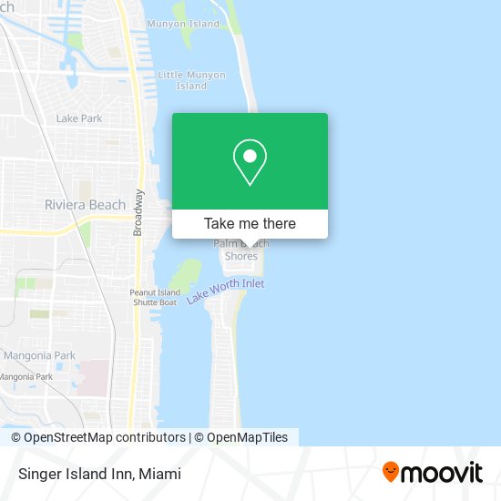 Mapa de Singer Island Inn