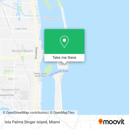 Isla Palma Singer Island map