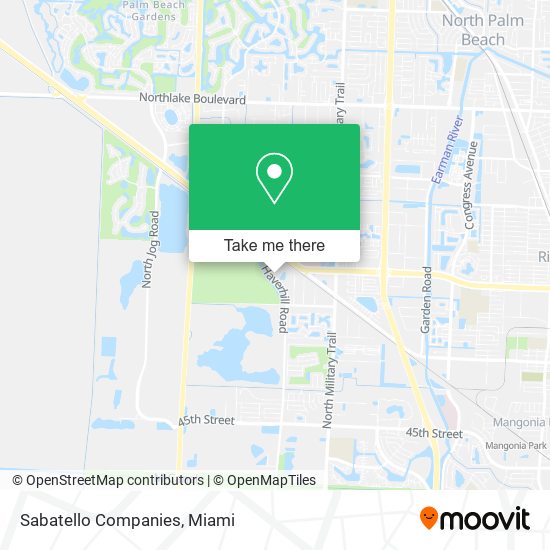 Sabatello Companies map