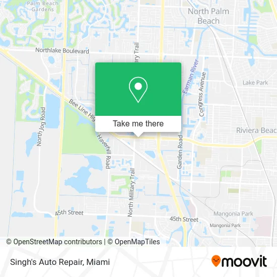 Singh's Auto Repair map