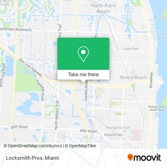 Locksmith Pros map