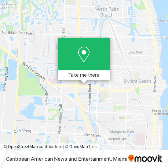 Caribbean American News and Entertainment map