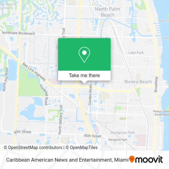 Caribbean American News and Entertainment map