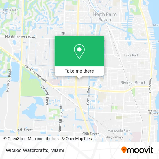 Wicked Watercrafts map