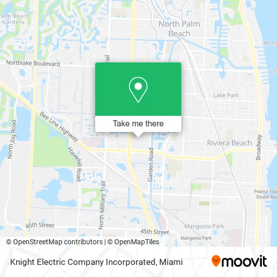 Knight Electric Company Incorporated map