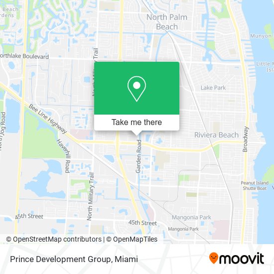 Prince Development Group map