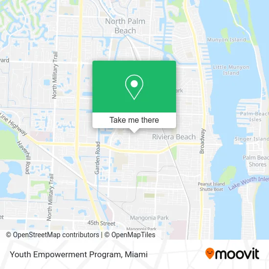 Youth Empowerment Program map
