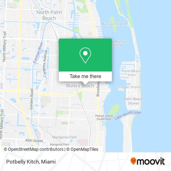 Mapa de Potbelly Kitch