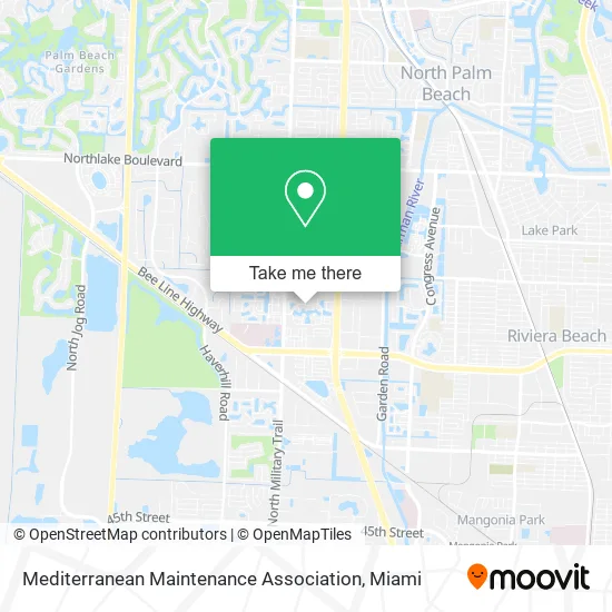 Mediterranean Maintenance Association map