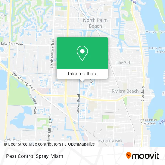 Pest Control Spray map