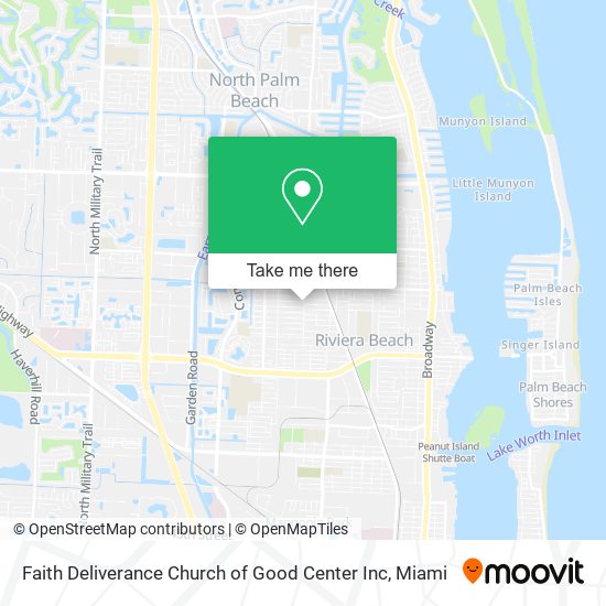 Faith Deliverance Church of Good Center Inc map