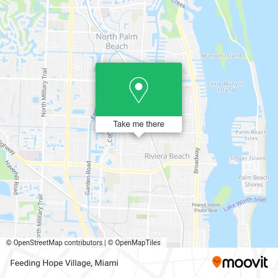 Feeding Hope Village map