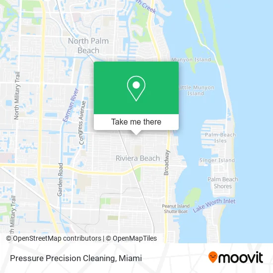 Pressure Precision Cleaning map