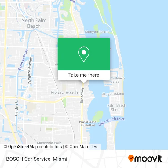BOSCH Car Service map