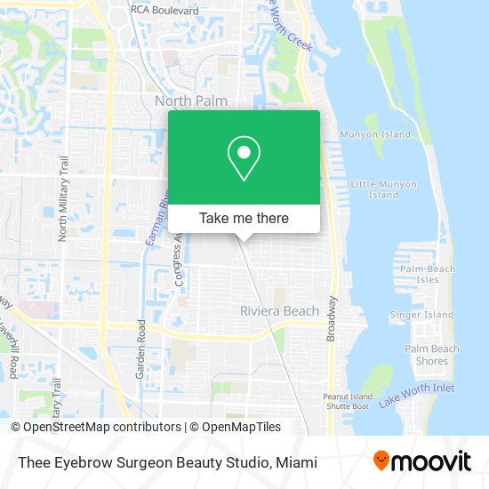 Mapa de Thee Eyebrow Surgeon Beauty Studio
