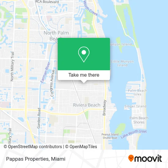 Pappas Properties map