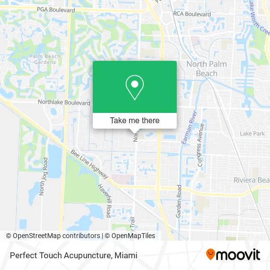 Mapa de Perfect Touch Acupuncture