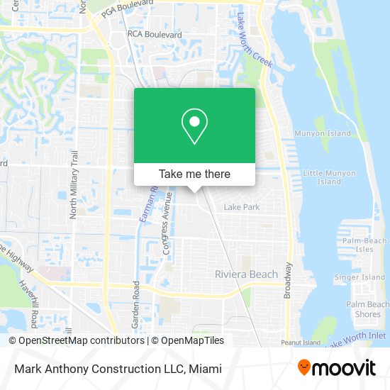 Mapa de Mark Anthony Construction LLC