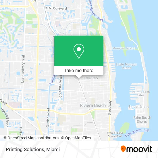 Printing Solutions map