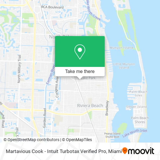 Martavious Cook - Intuit Turbotax Verified Pro map