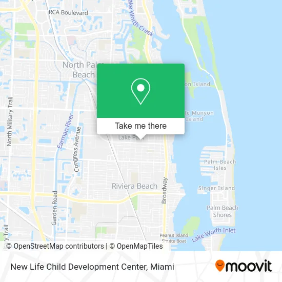New Life Child Development Center map