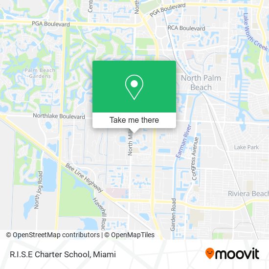 R.I.S.E Charter School map