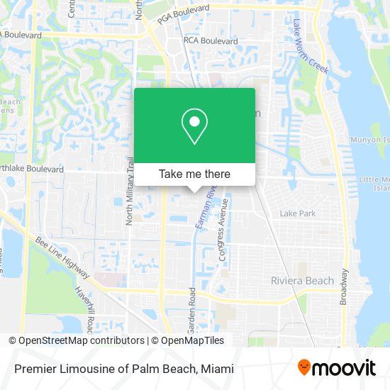 Mapa de Premier Limousine of Palm Beach