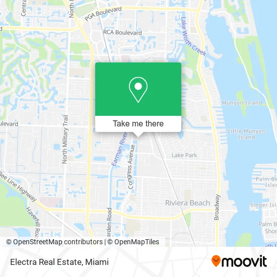 Mapa de Electra Real Estate