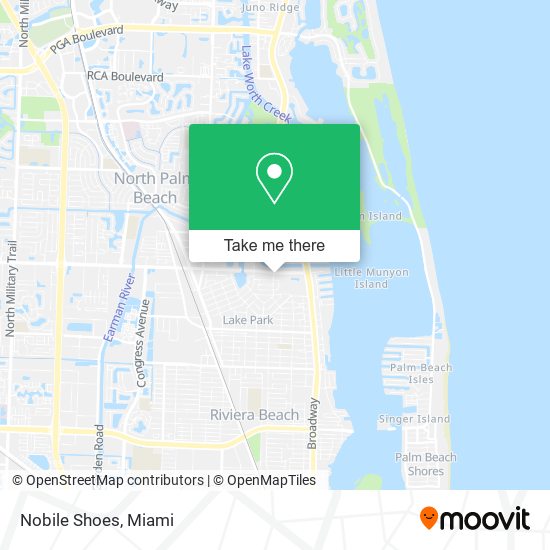 Mapa de Nobile Shoes