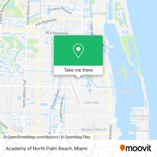 Academy of North Palm Beach map