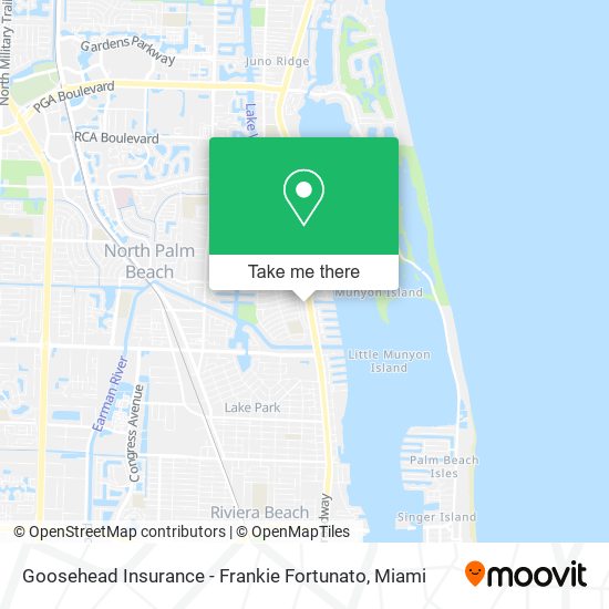 Mapa de Goosehead Insurance - Frankie Fortunato