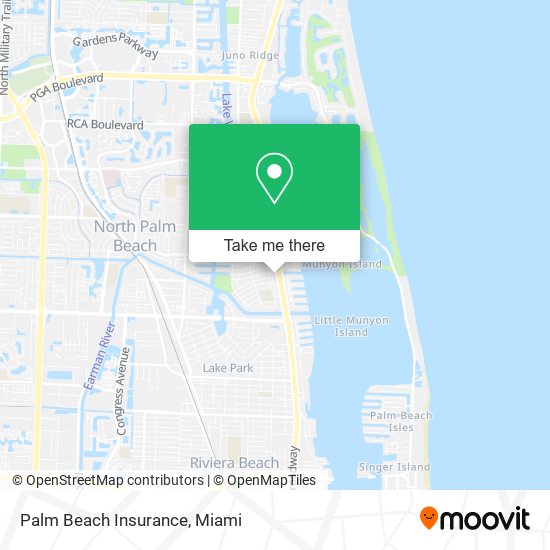 Palm Beach Insurance map