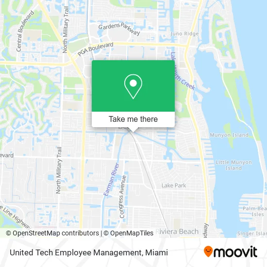 United Tech Employee Management map