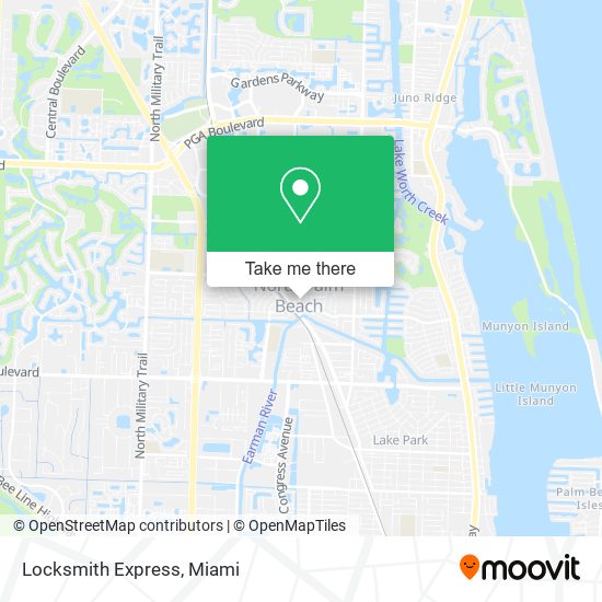 Locksmith Express map